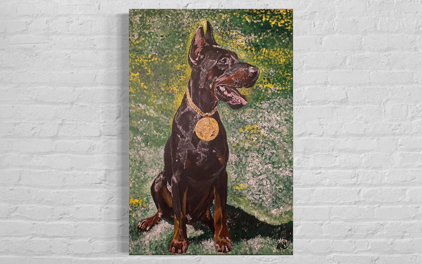 'JHGD' Canvas Print